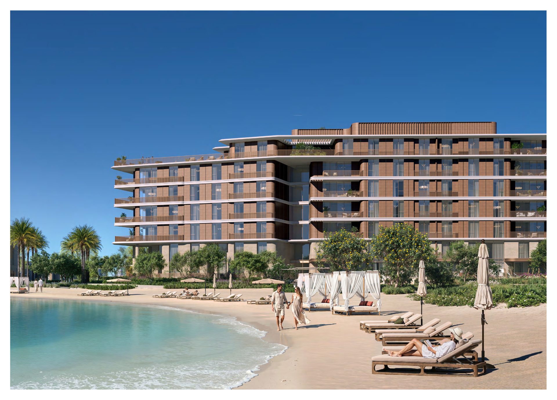 Palm Central Private Residences beachfront on Palm Jebel Ali