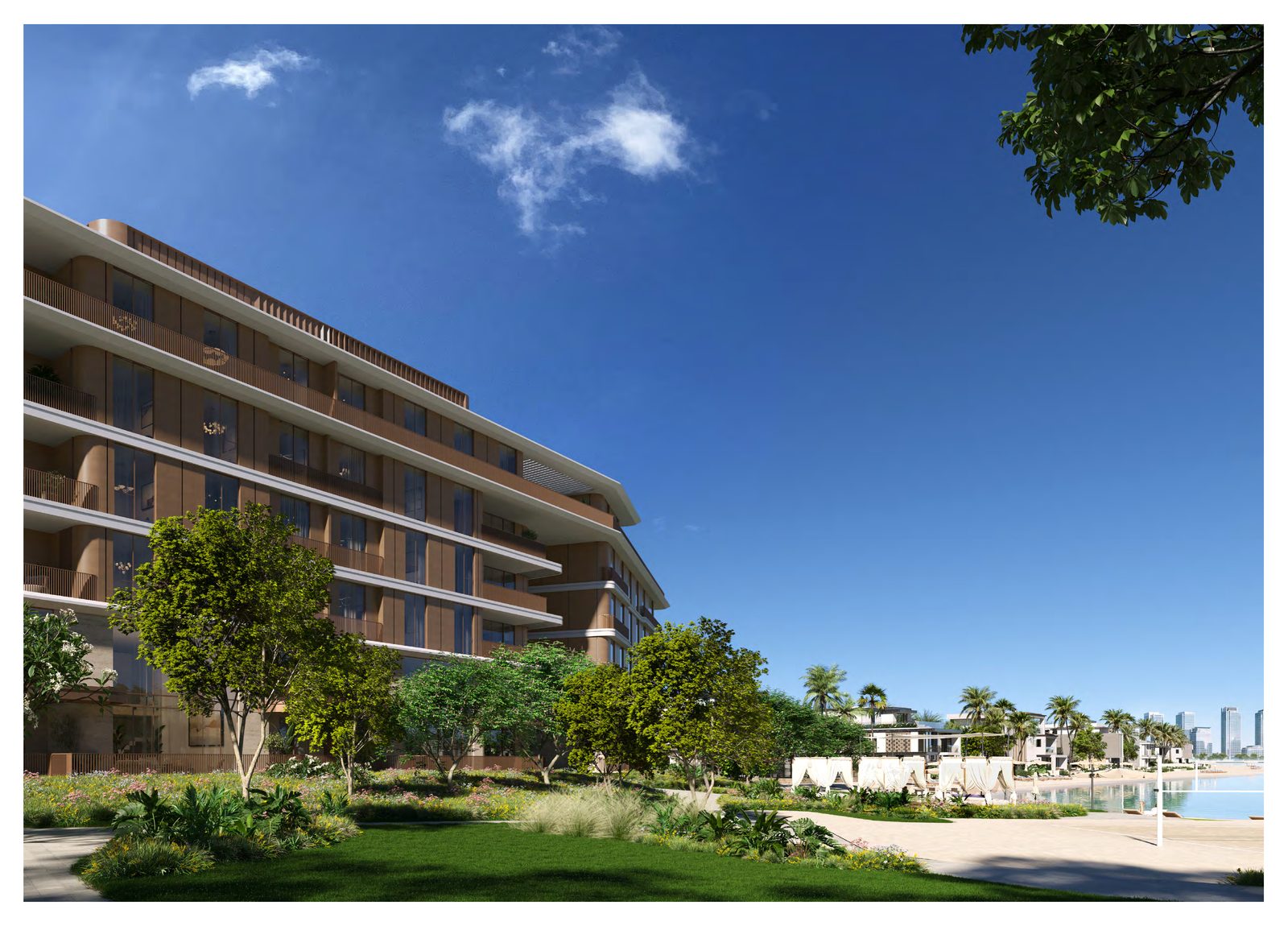 Beachfront residences