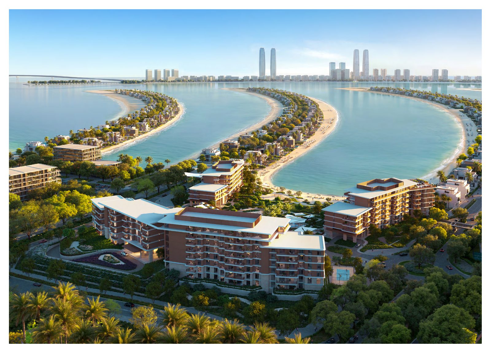 Aerial view of Palm Jebel Ali